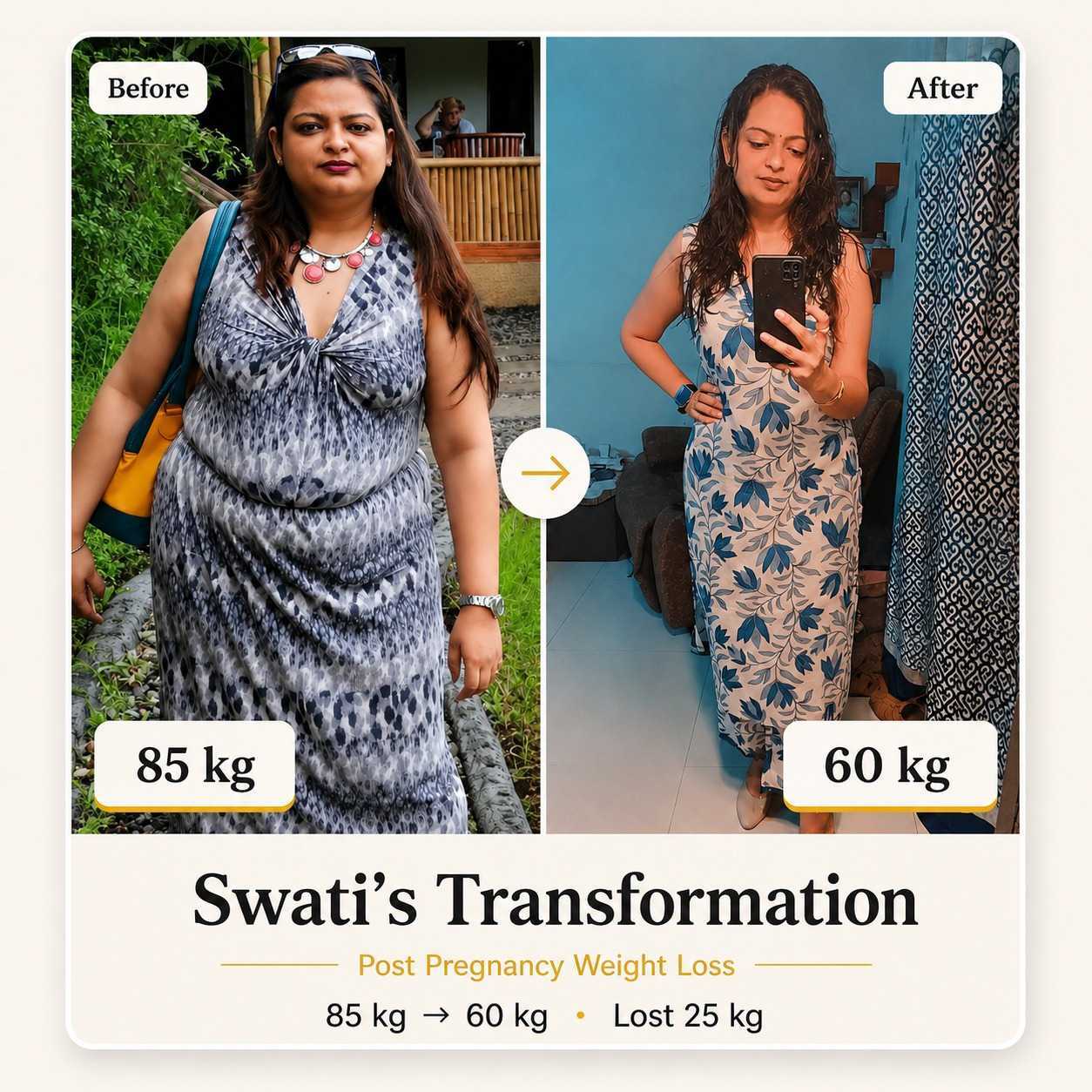 Mariyam's Transformation - 8 Kgs in 8 Weeks